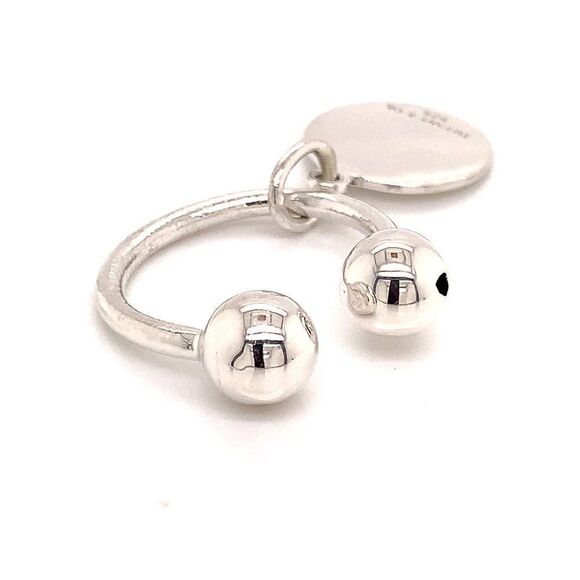 Tiffany & Co Estate Sterling Silver Keychain 9.2 Grams TIF147 - Picture 8 of 11